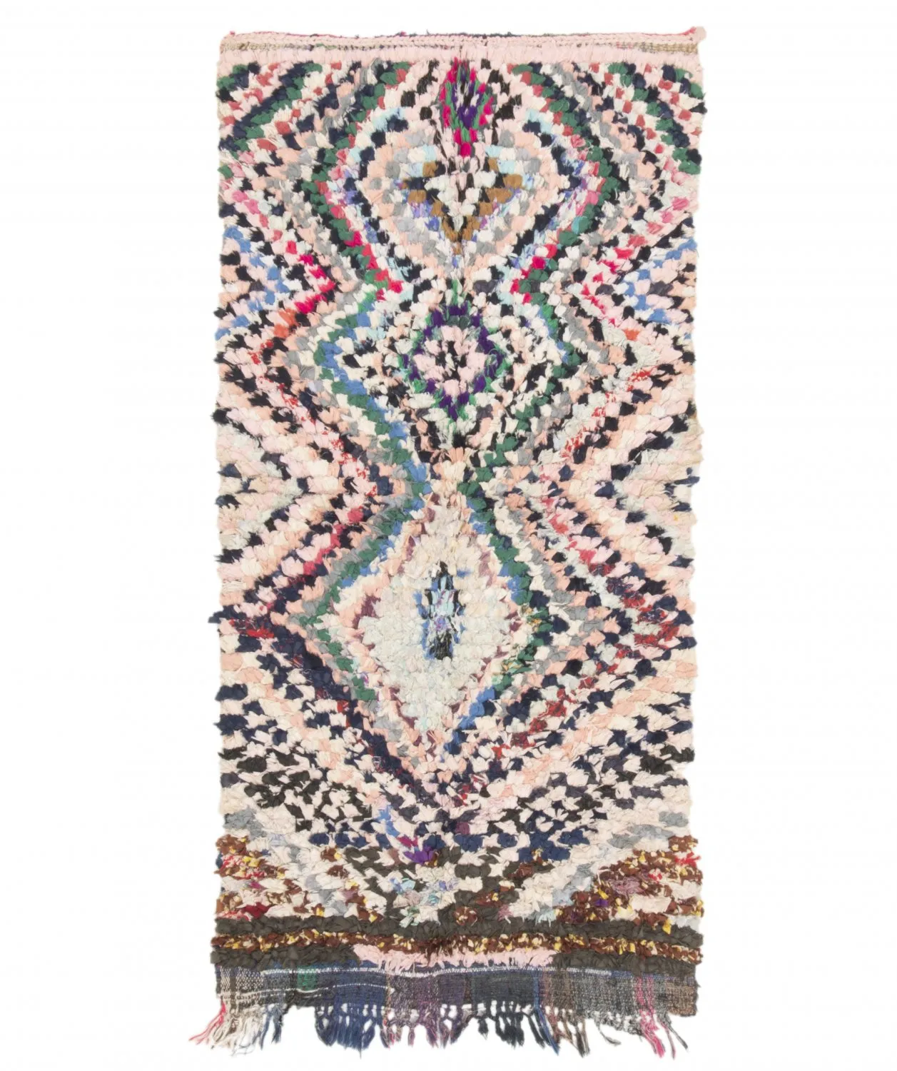 Tapete Berbere Marroquino Boucherouite 175 x 95 cm
