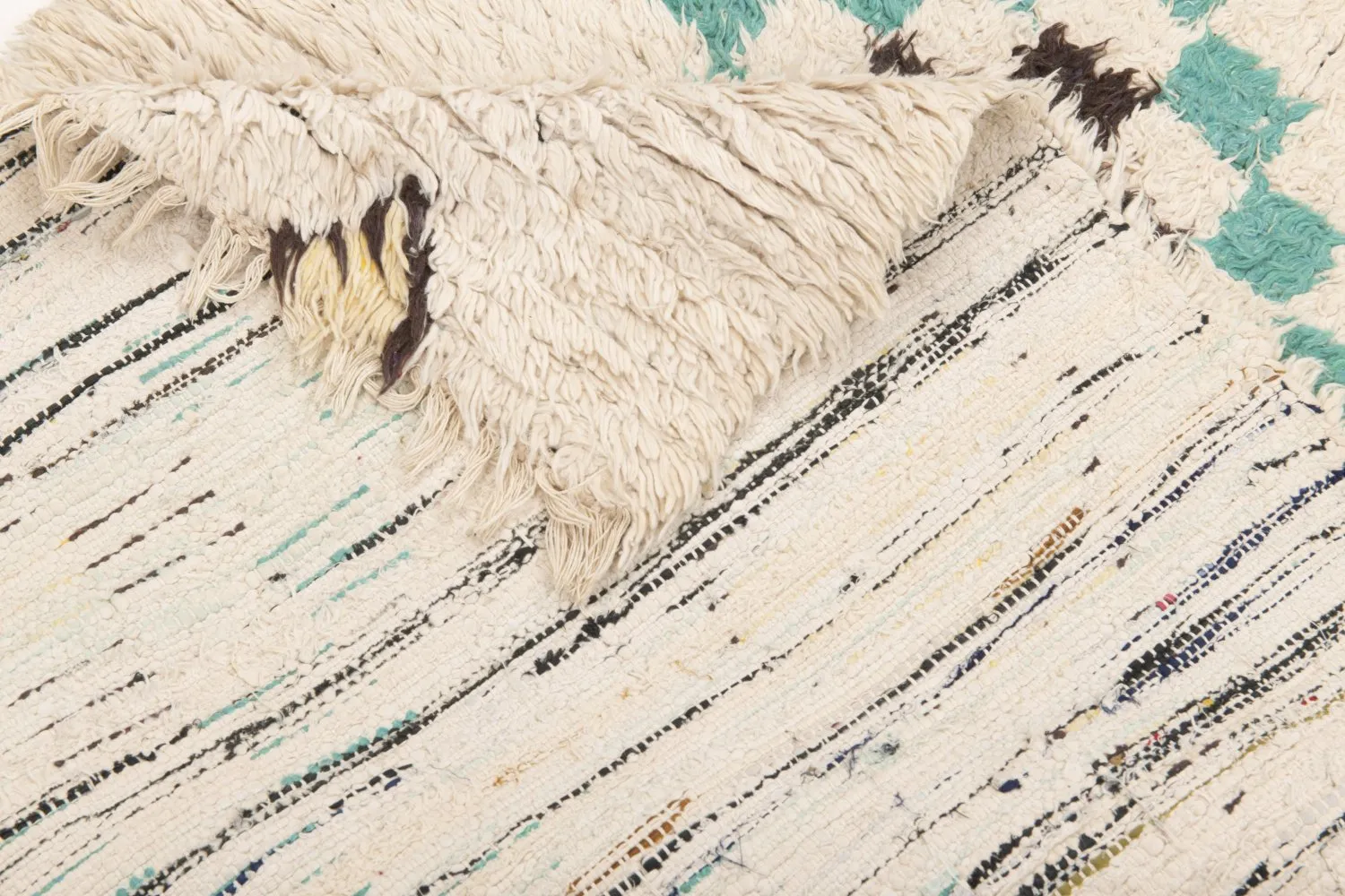 Tapete Berbere Marroquino Boucherouite 175 x 85 cm