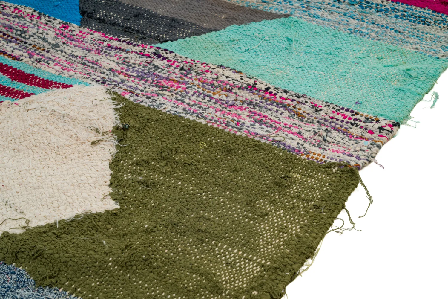 Tapete Berbere Marroquino Boucherouite 145 x 250 cm