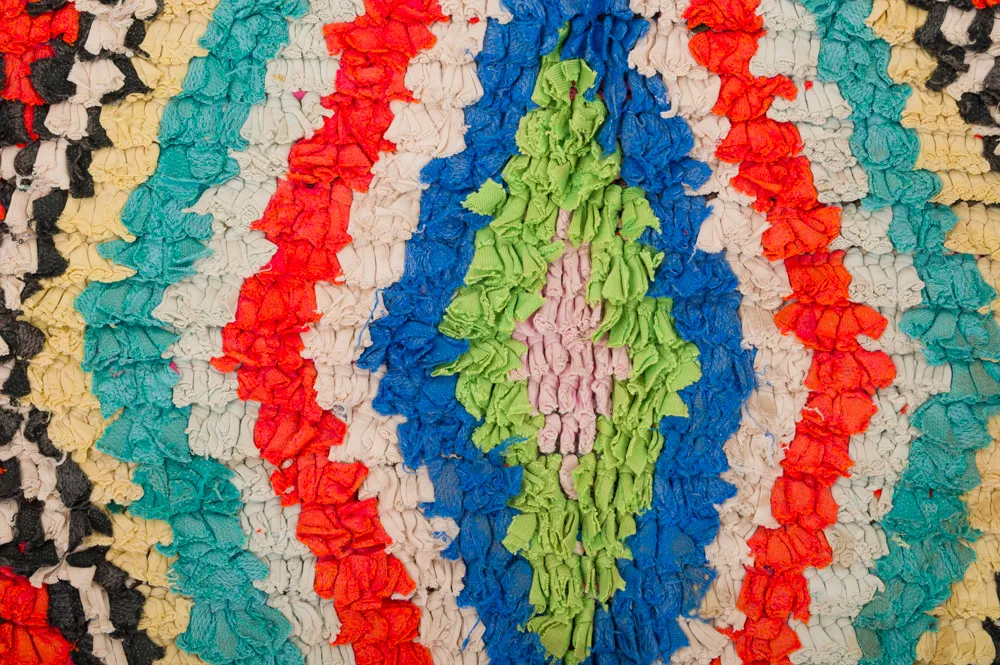 Tapete Berbere Marroquino Boucherouite 285 x 135 cm