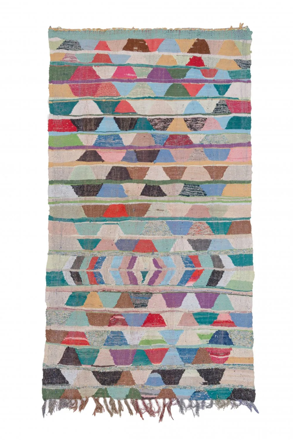 Tapete Berbere Marroquino Boucherouite 250 x 130 cm