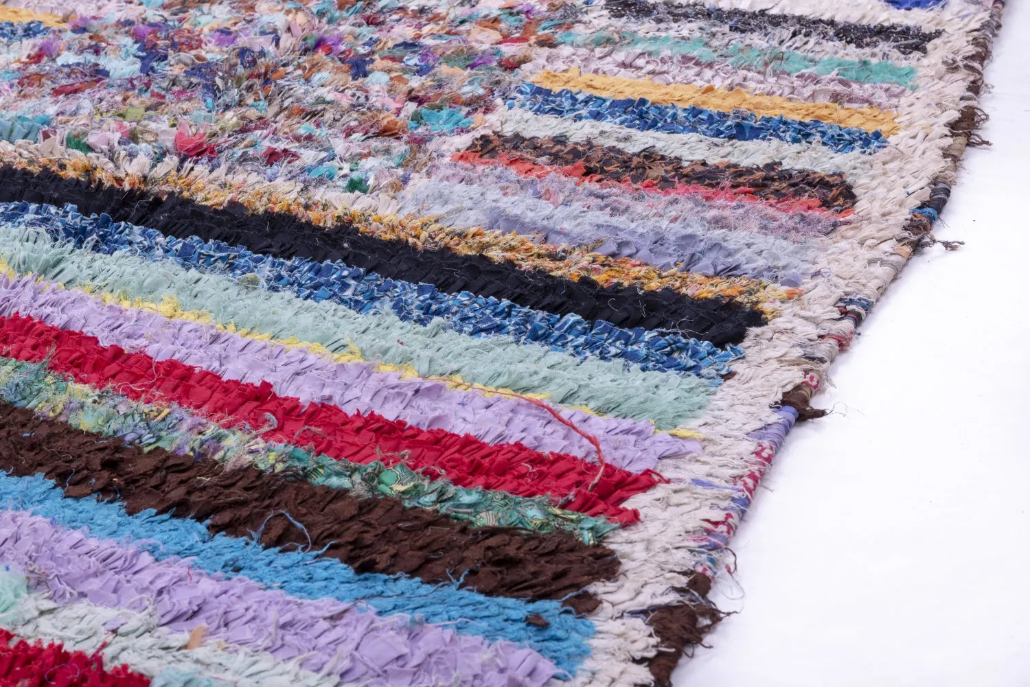 Tapete Berbere Marroquino Boucherouite 280 x 110 cm