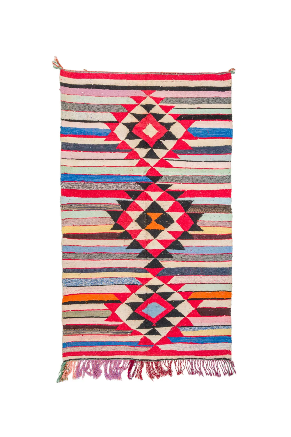 Tapete Berbere Marroquino Boucherouite 145 x 250 cm