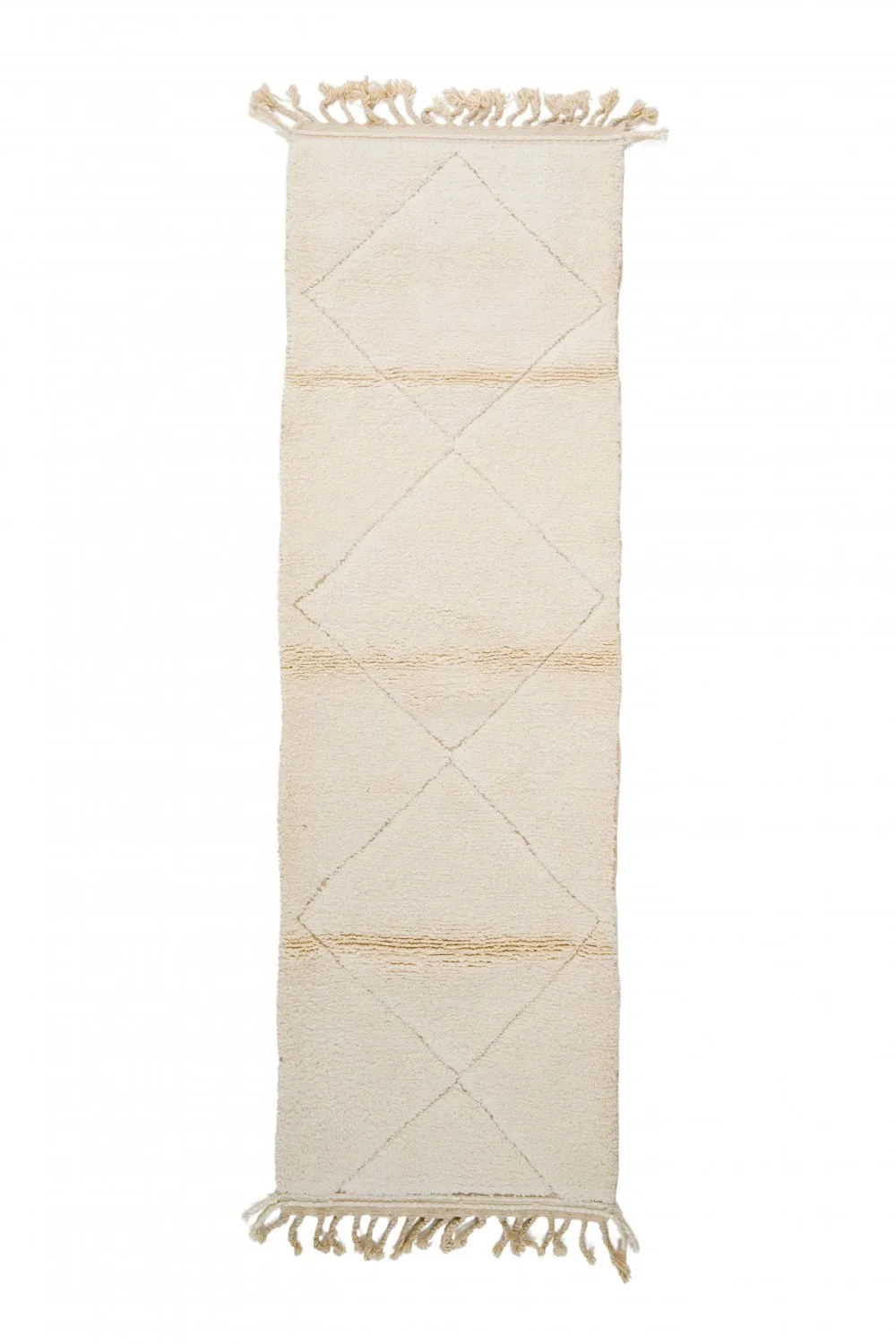 Tapete Kilim Marroquino Beni Ourain 295 x 90 cm