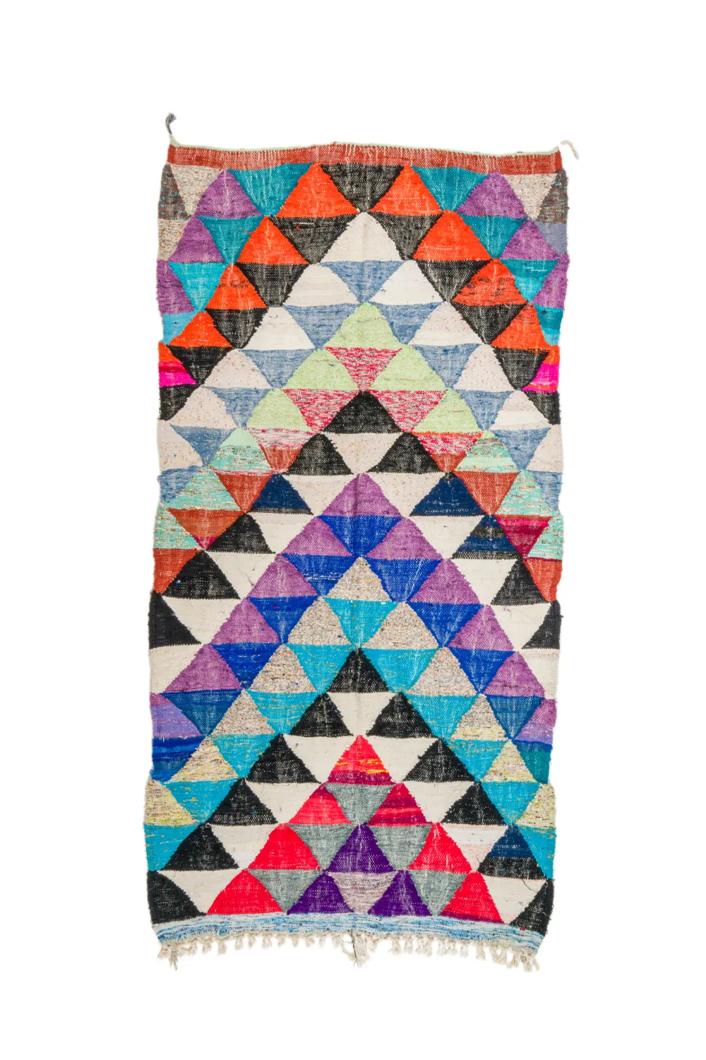 Tapete Berbere Marroquino Boucherouite 130 x 250 cm