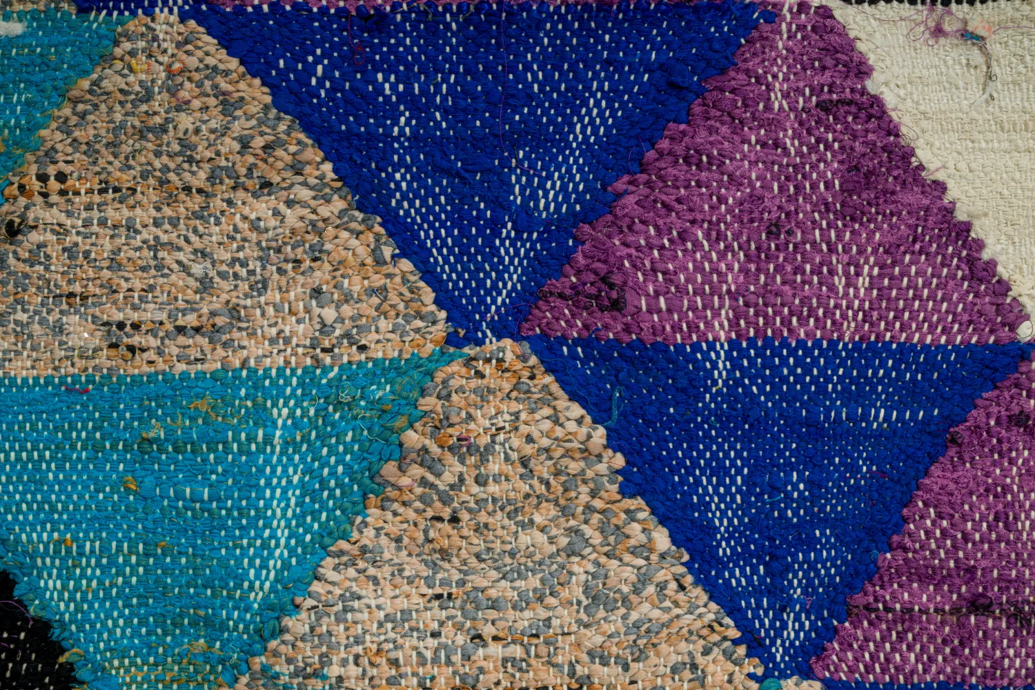 Tapete Berbere Marroquino Boucherouite 130 x 250 cm