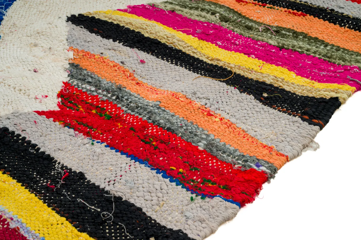 Tapete Berbere Marroquino Boucherouite 135 x 270 cm