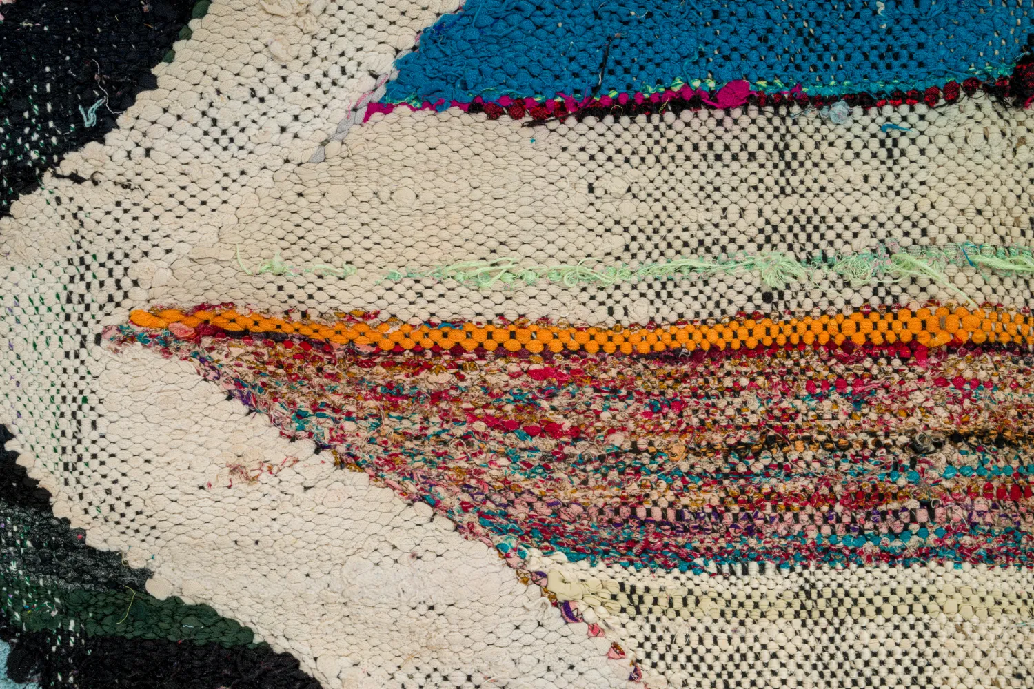 Tapete Berbere Marroquino Boucherouite 120 x 275 cm