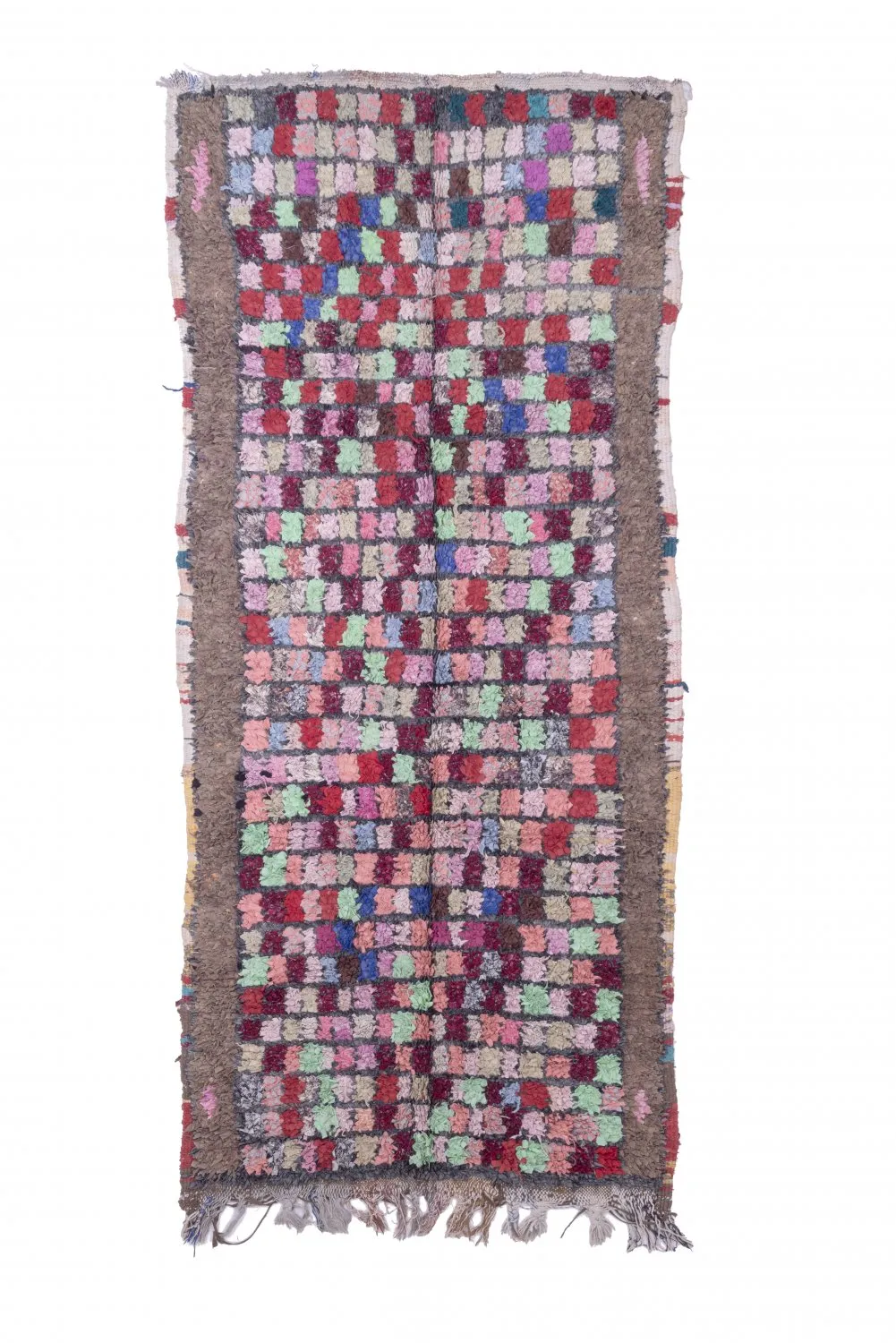 Tapete Berbere Marroquino Boucherouite 285 x 125 cm