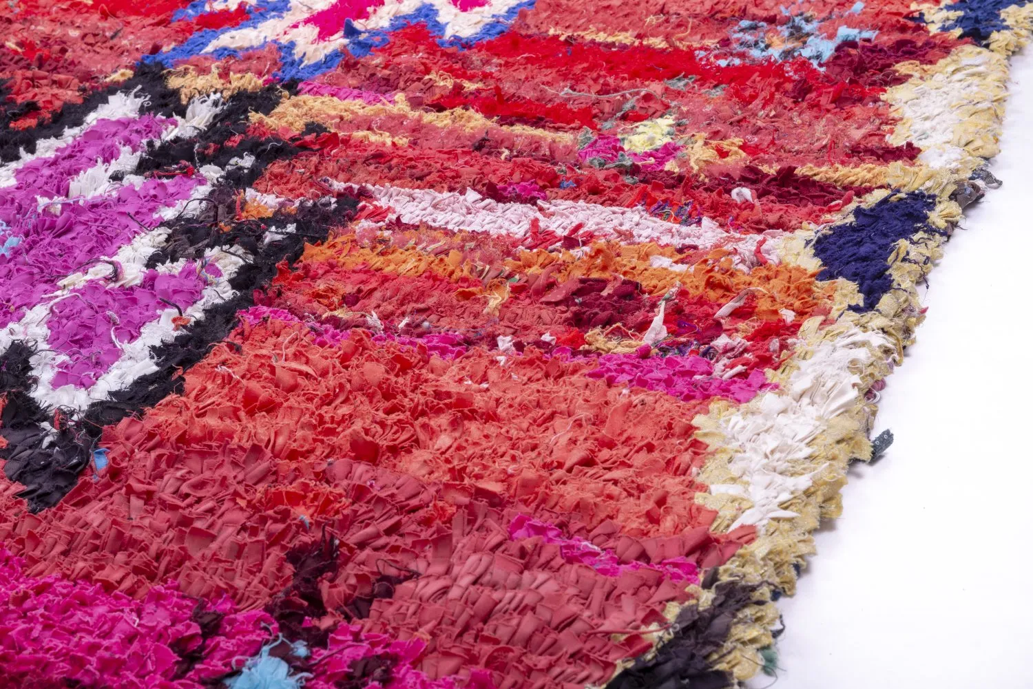 Tapete Berbere Marroquino Boucherouite 230 x 140 cm