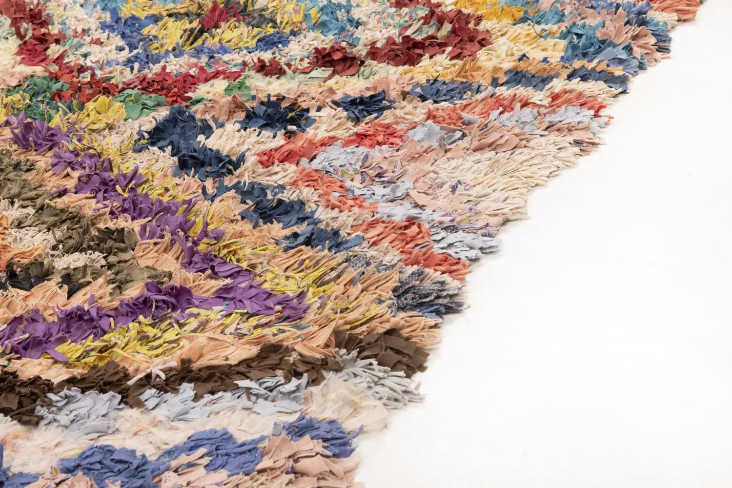 Tapete Berbere Marroquino Boucherouite 230 x 125 cm