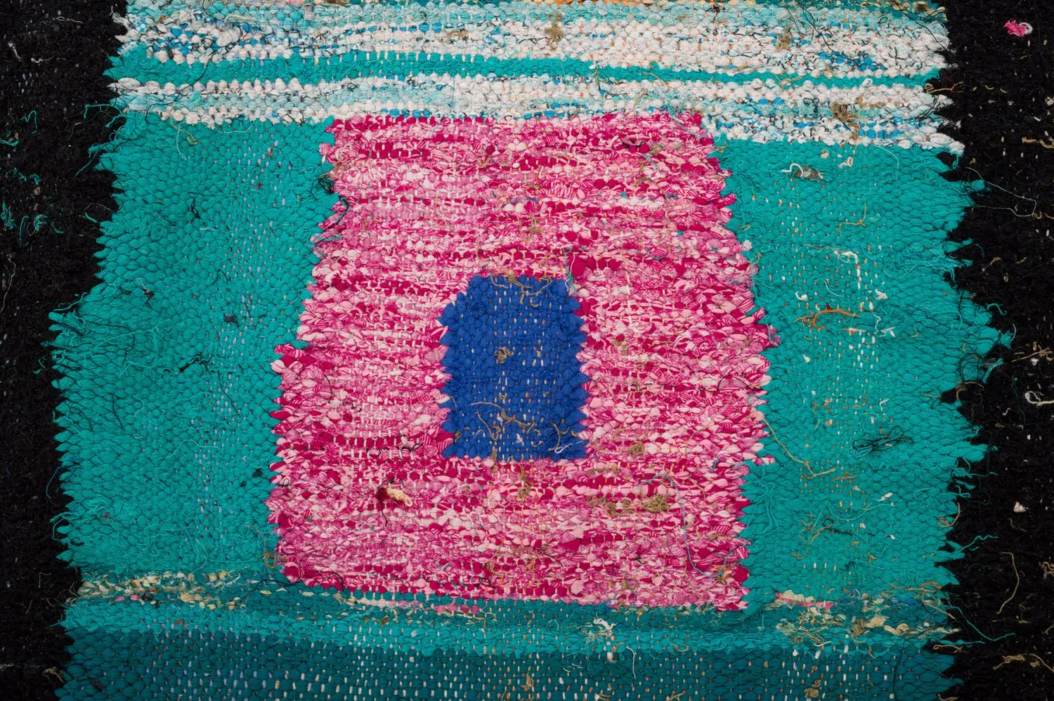 Tapete Berbere Marroquino Boucherouite 140 x 225 cm