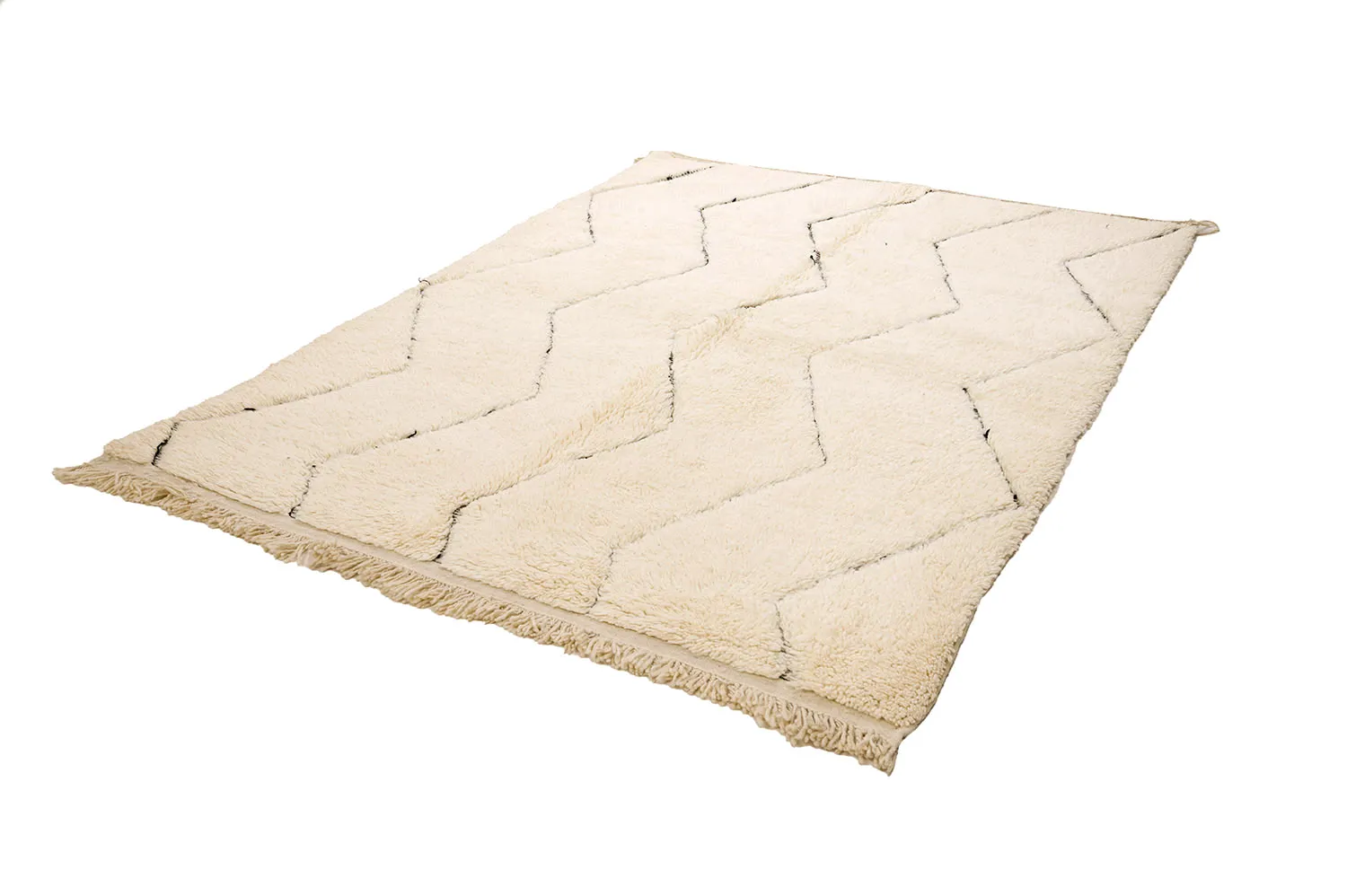 Tapete Kilim Marroquino Beni Ourain 170 x 250 cm