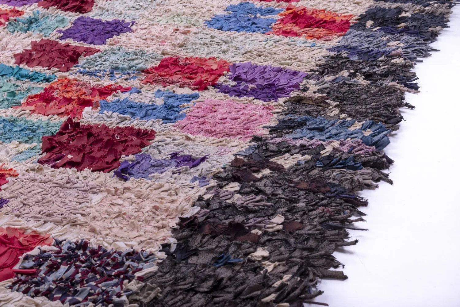 Tapete Berbere Marroquino Boucherouite 265 x 165 cm