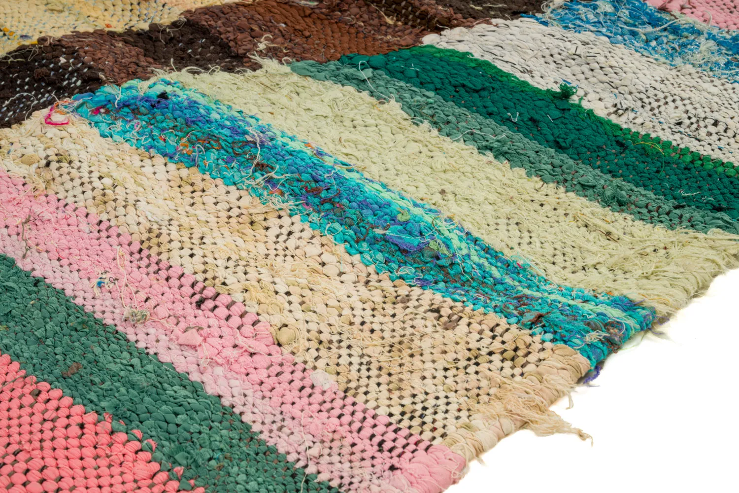 Tapete Berbere Marroquino Boucherouite 120 x 210 cm