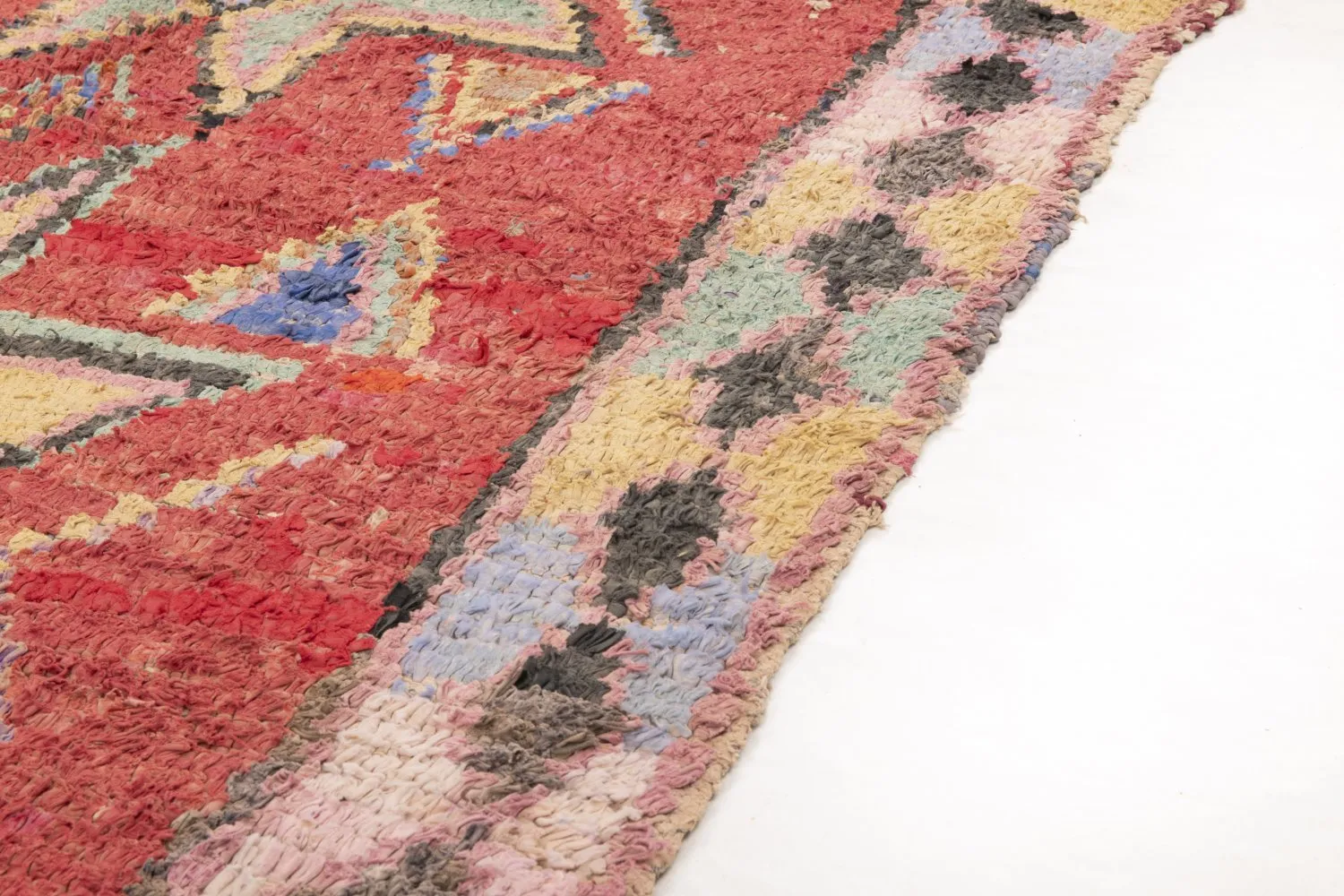 Tapete Berbere Marroquino Boucherouite 300 x 120 cm