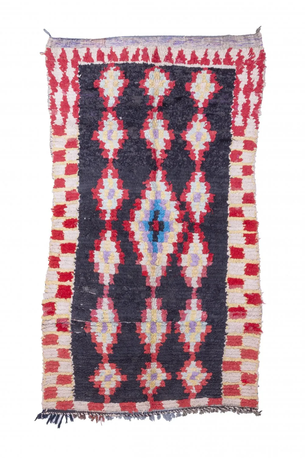 Tapete Berbere Marroquino Boucherouite 235 x 130 cm