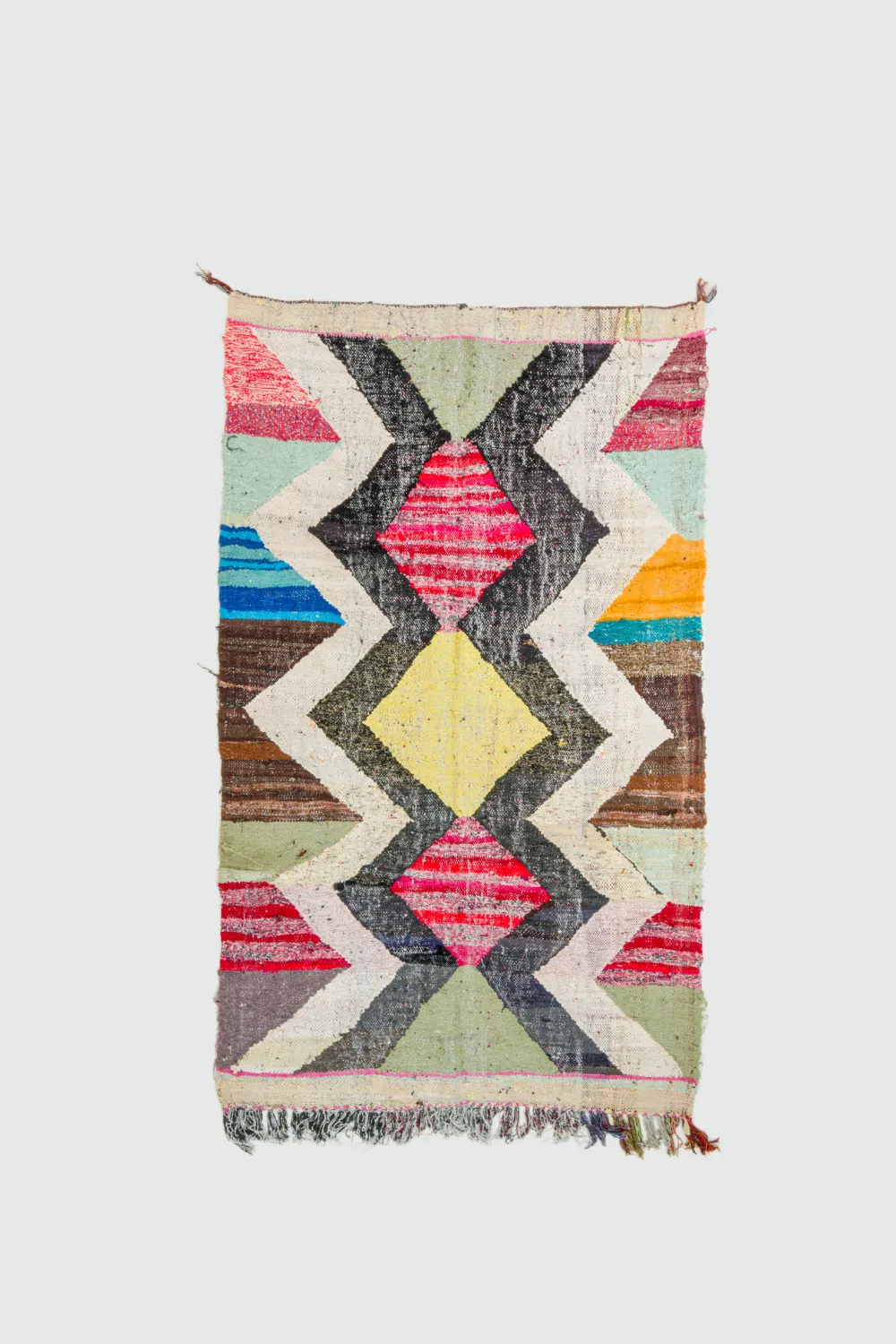 Tapete Berbere Marroquino Boucherouite 135 x 230 cm