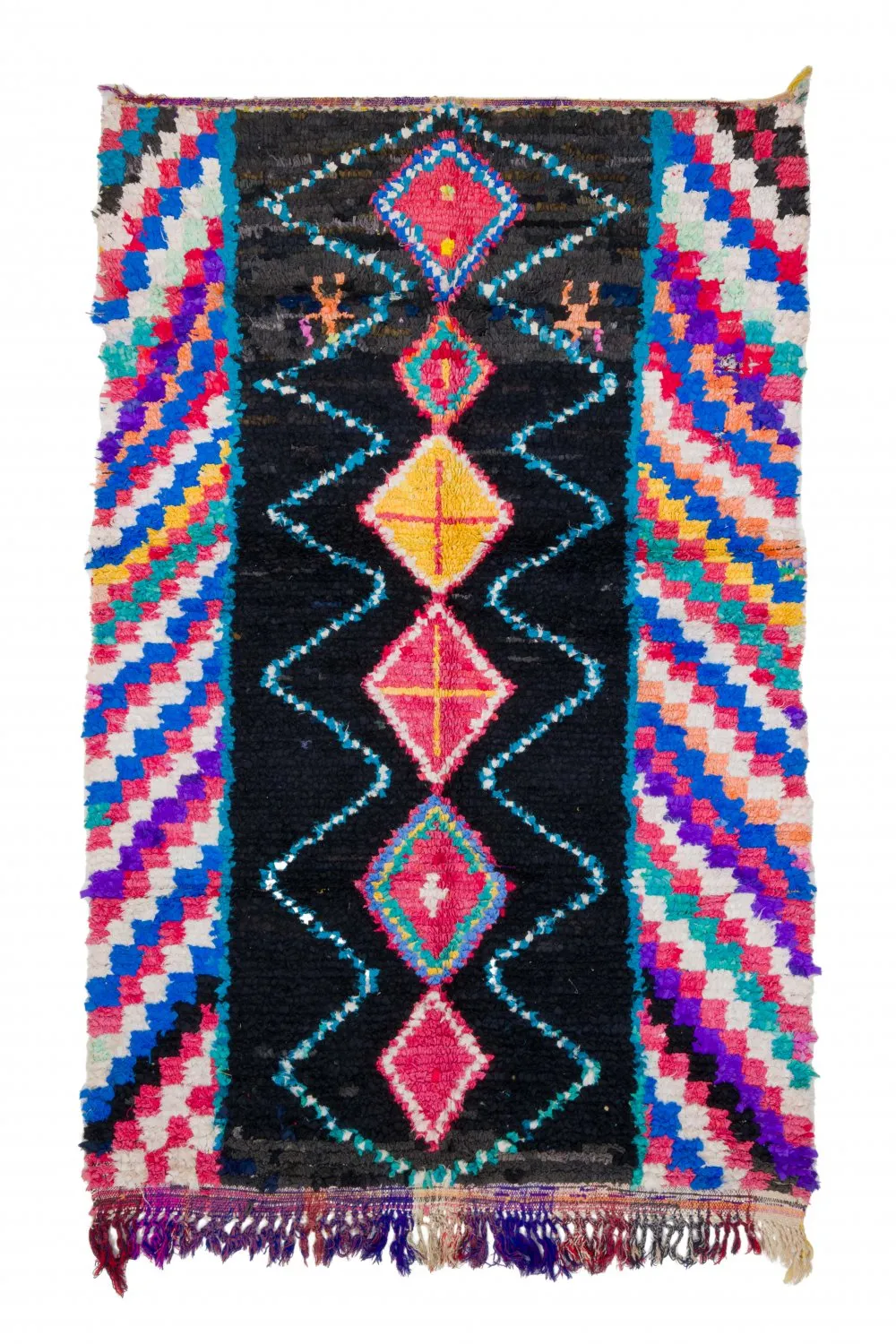 Tapete Berbere Marroquino Boucherouite 250 x 155 cm