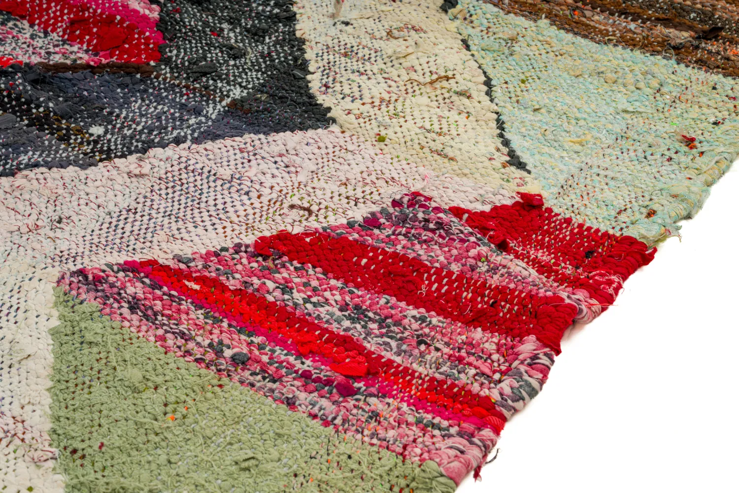 Tapete Berbere Marroquino Boucherouite 135 x 230 cm