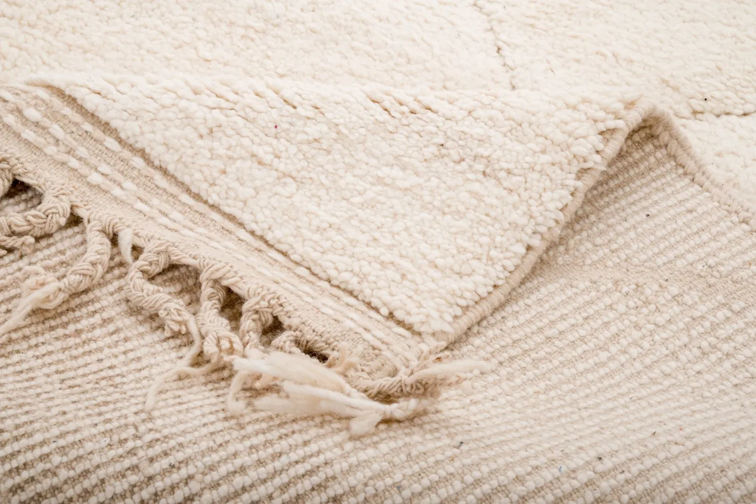 Tapete Kilim Marroquino Beni Ourain 290 x 90 cm