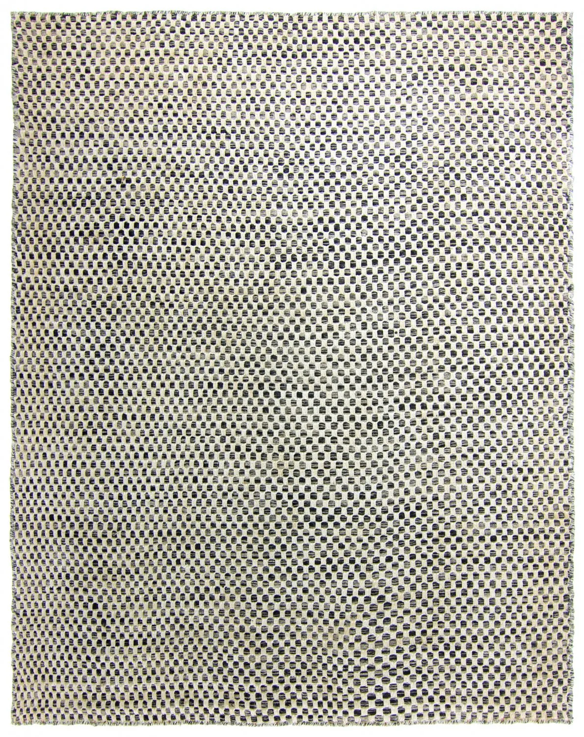 Tapete de lã - Jenim (preto/bege)