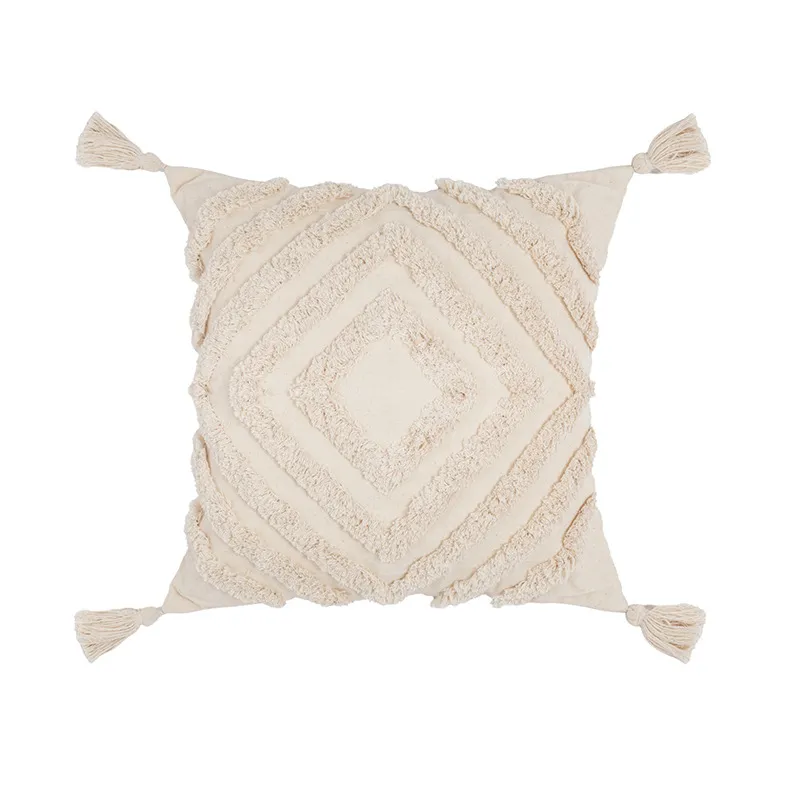 Capa de Almofada - Natural Boho 45 x 45 cm (bege)