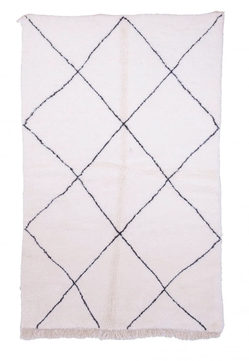 Tapete Kilim Marroquino Beni Ourain 245 x 150 cm