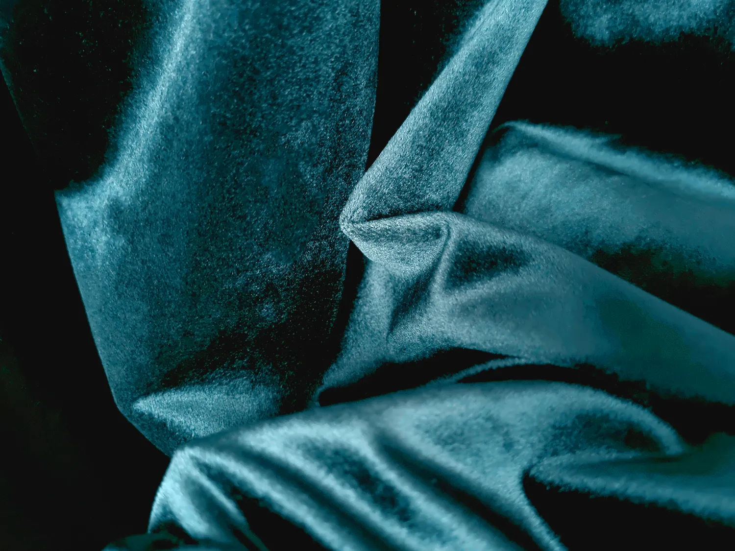 Cortinas - Cortina de veludo Marlyn (turquesa)