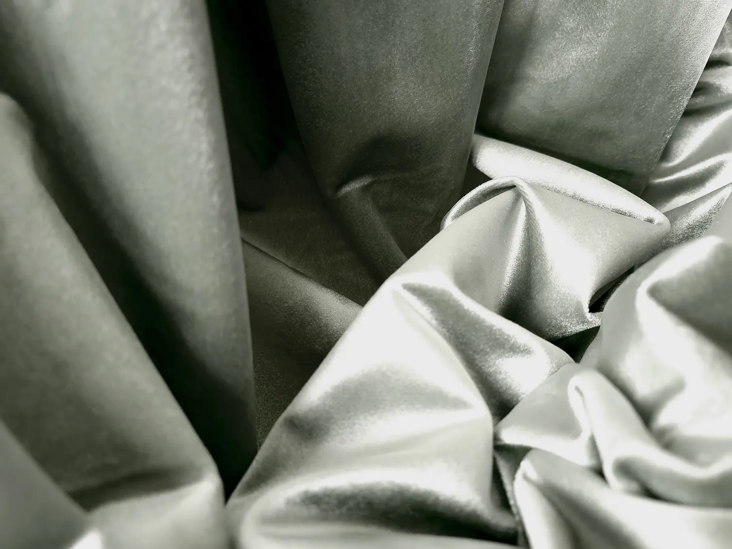 Cortinas - Cortina de veludo Marlyn (verde claro)