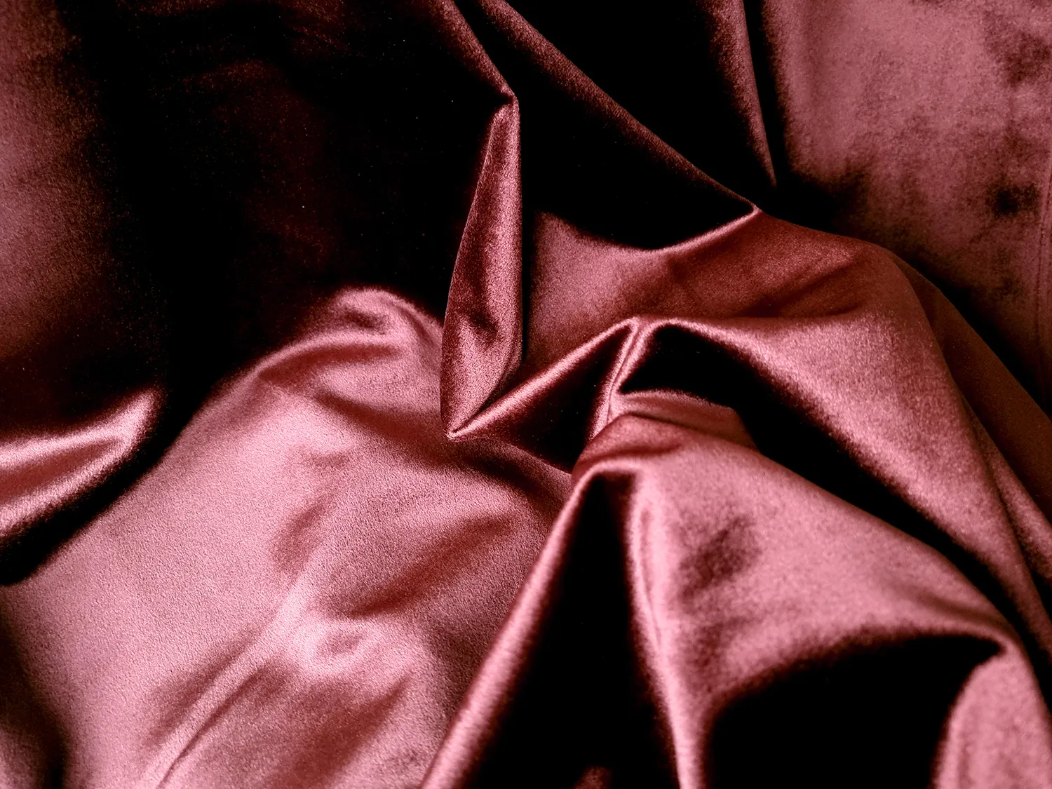 Cortinas - Cortina de veludo Marlyn (bordô)