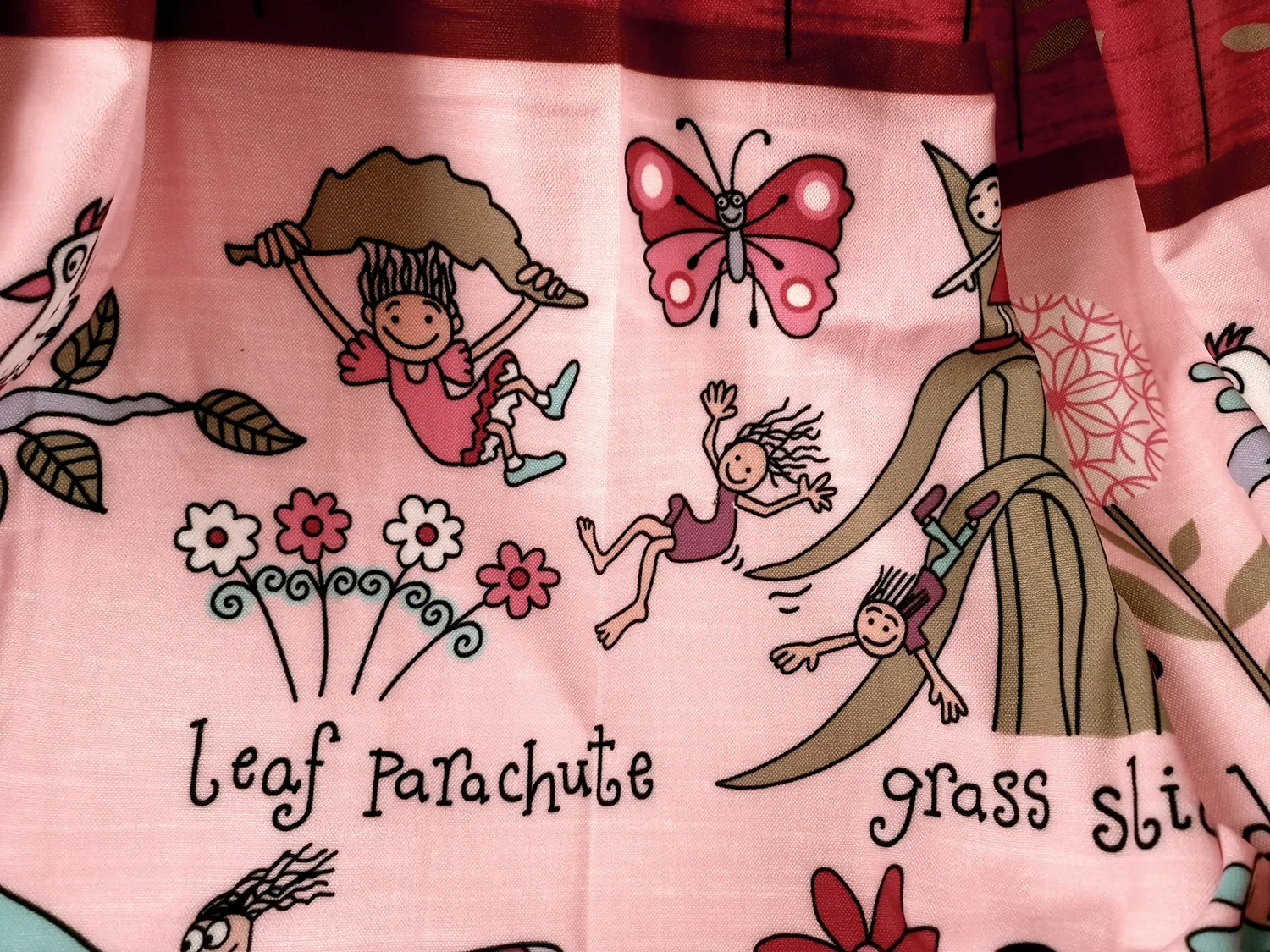 Cortina - Pink Friends (rosa)