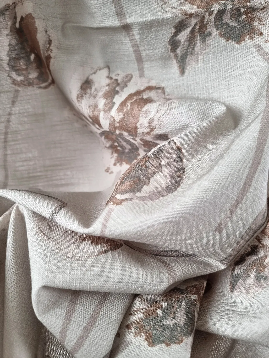 Cortinas - Cortina de algodão Alegria (bege)