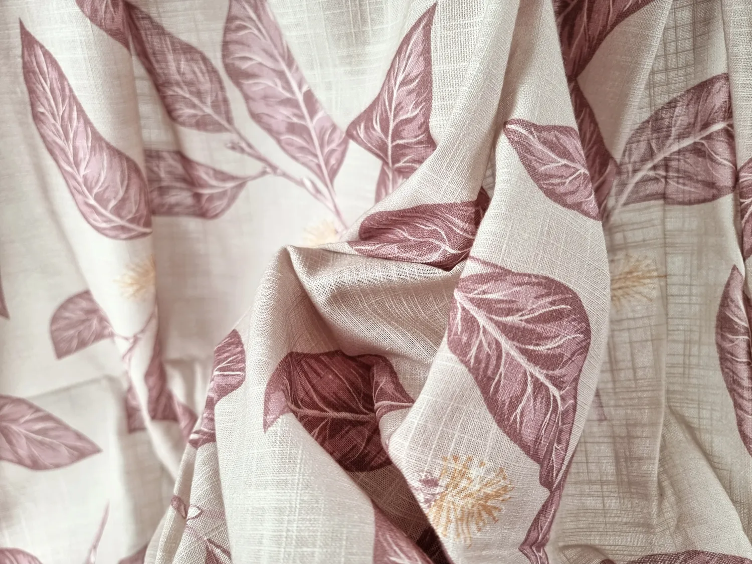 Cortinas - Cortina de algodão - Morris (roxo)