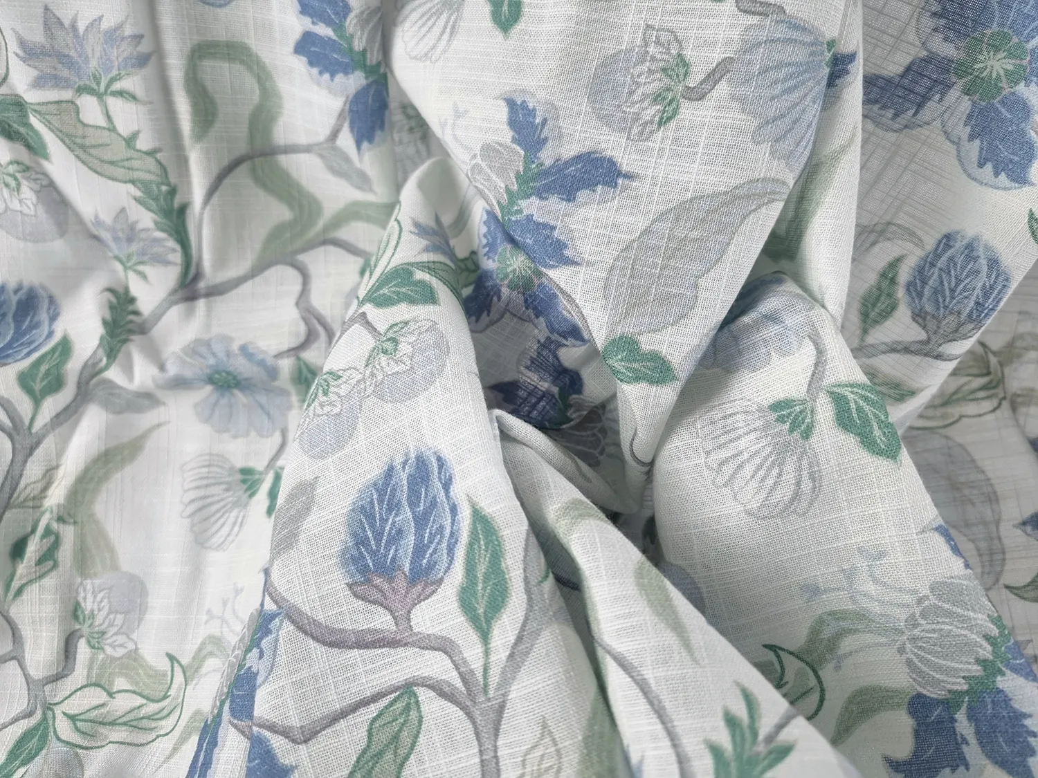 Cortinas - Cortina de algodão - Sollan (verde)