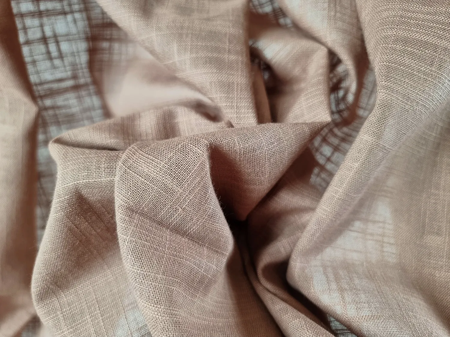 Cortinas - Cortina de algodão - Lollo (bege escuro)