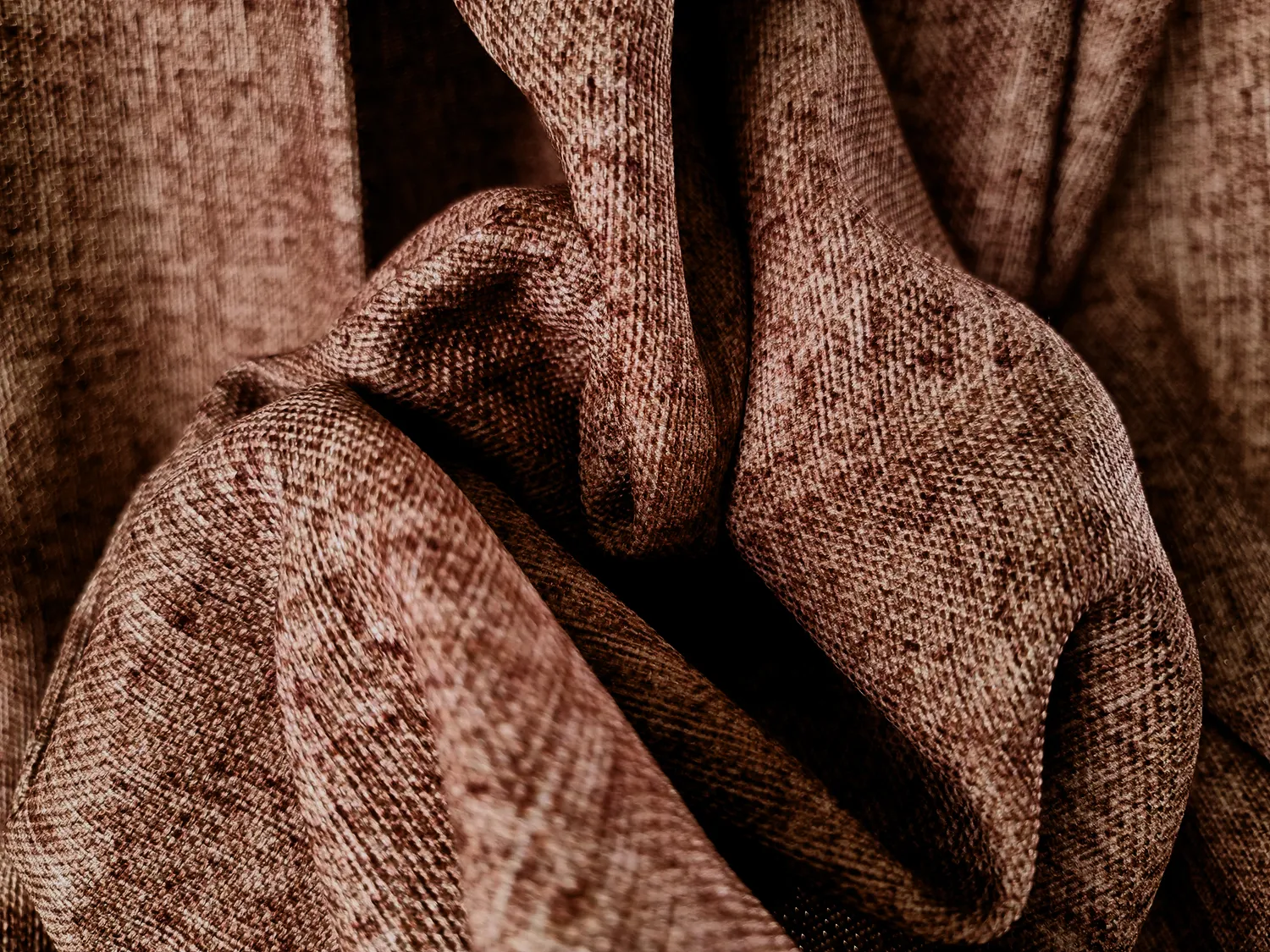 Cortinas - Cortina de linho Lindiwe (rosa)