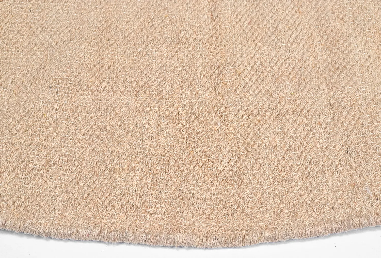 Rund bomullsmatta - Billie (beige)