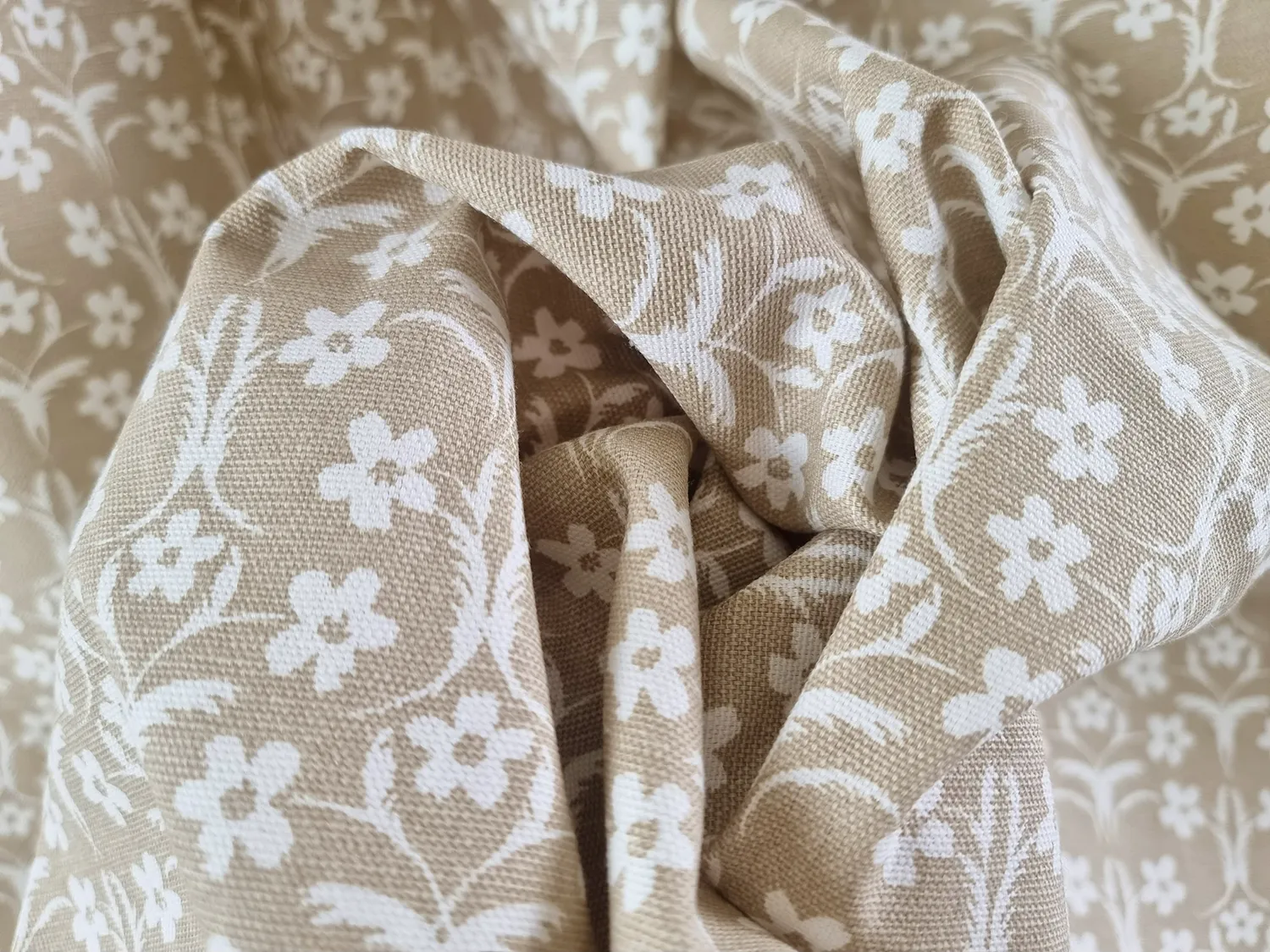 Cortinas - Cortina de algodão Sari (sand)