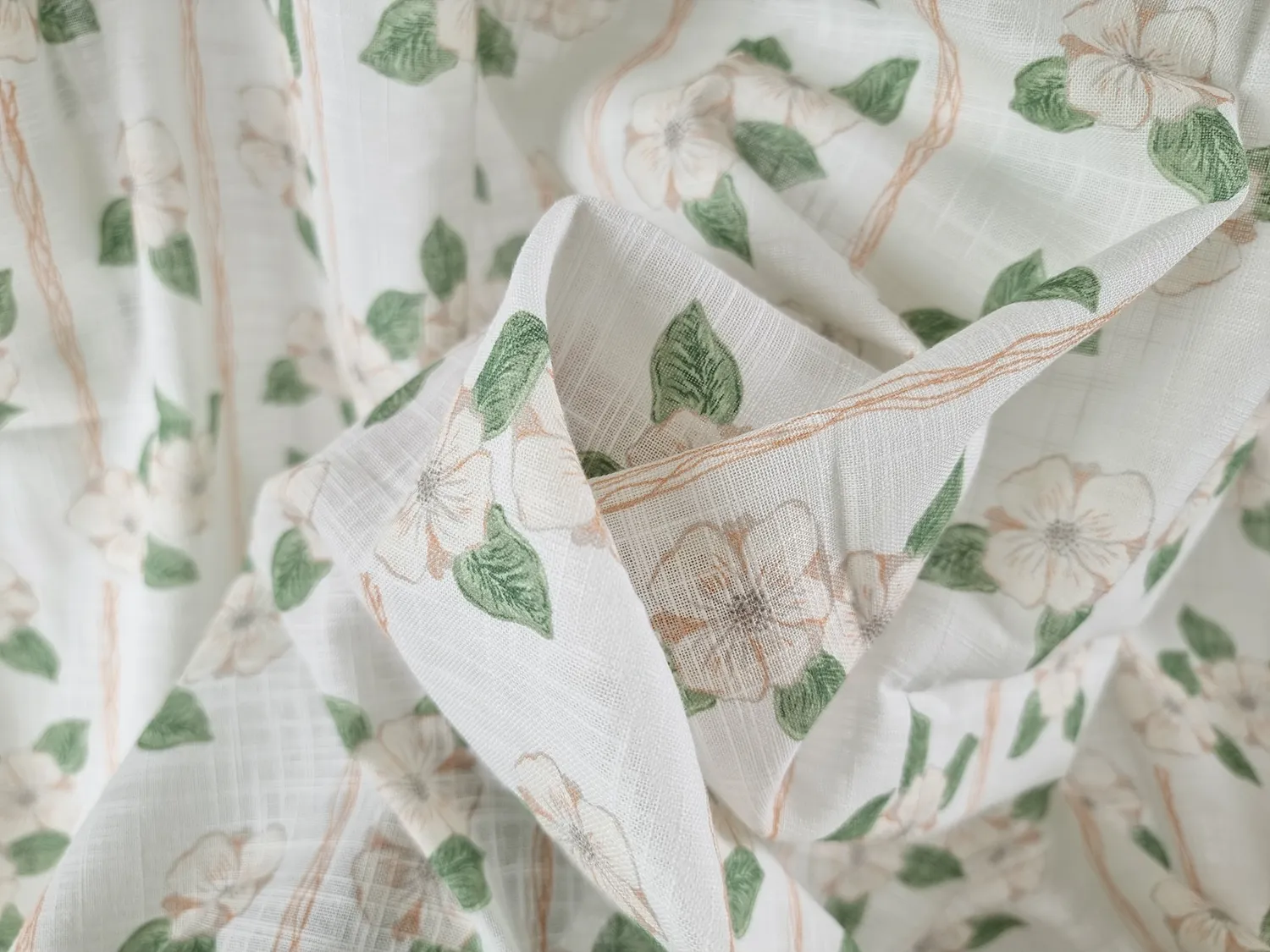 Cortinas - Cortina de algodão Anna-Lisa (azul)