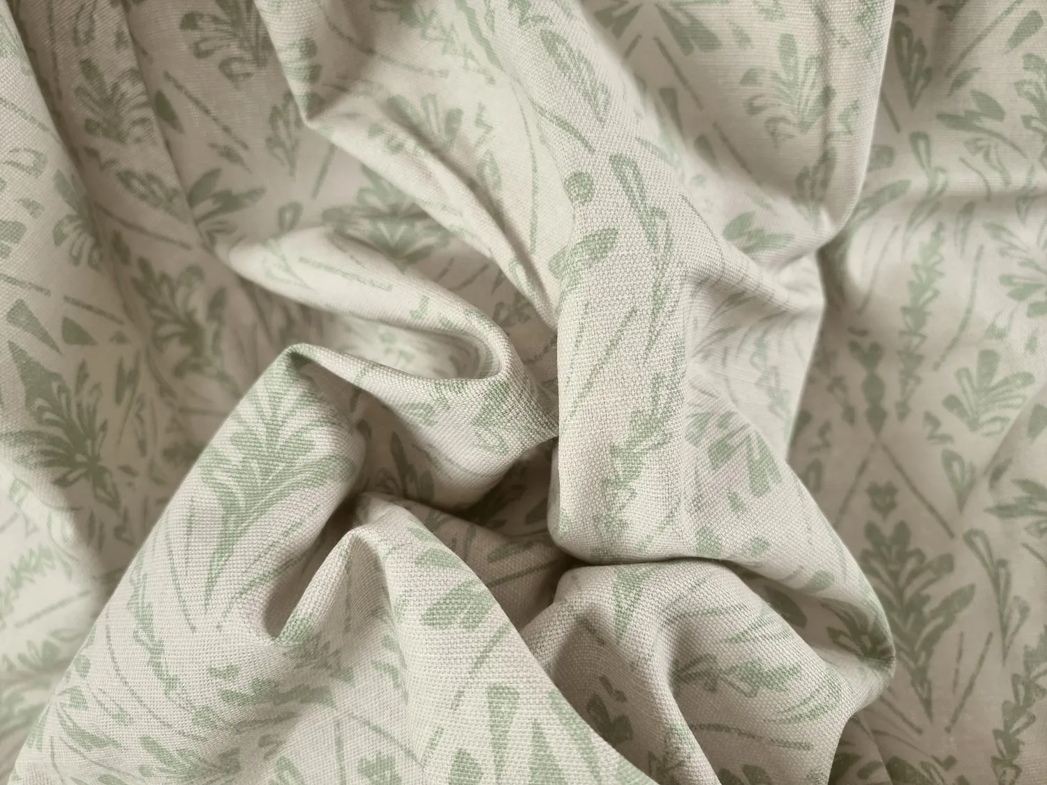 Cortinas - Cortina de algodão Helmi (verde)