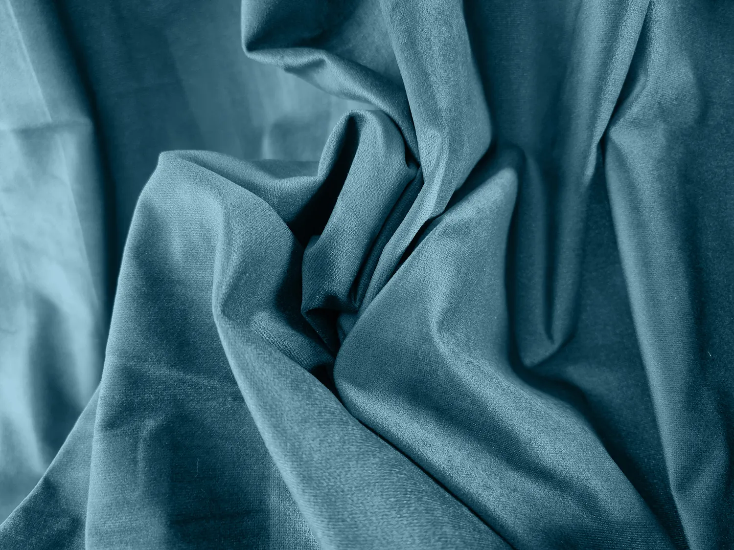 Cortinas - Cortina de veludo Juliet (azul)