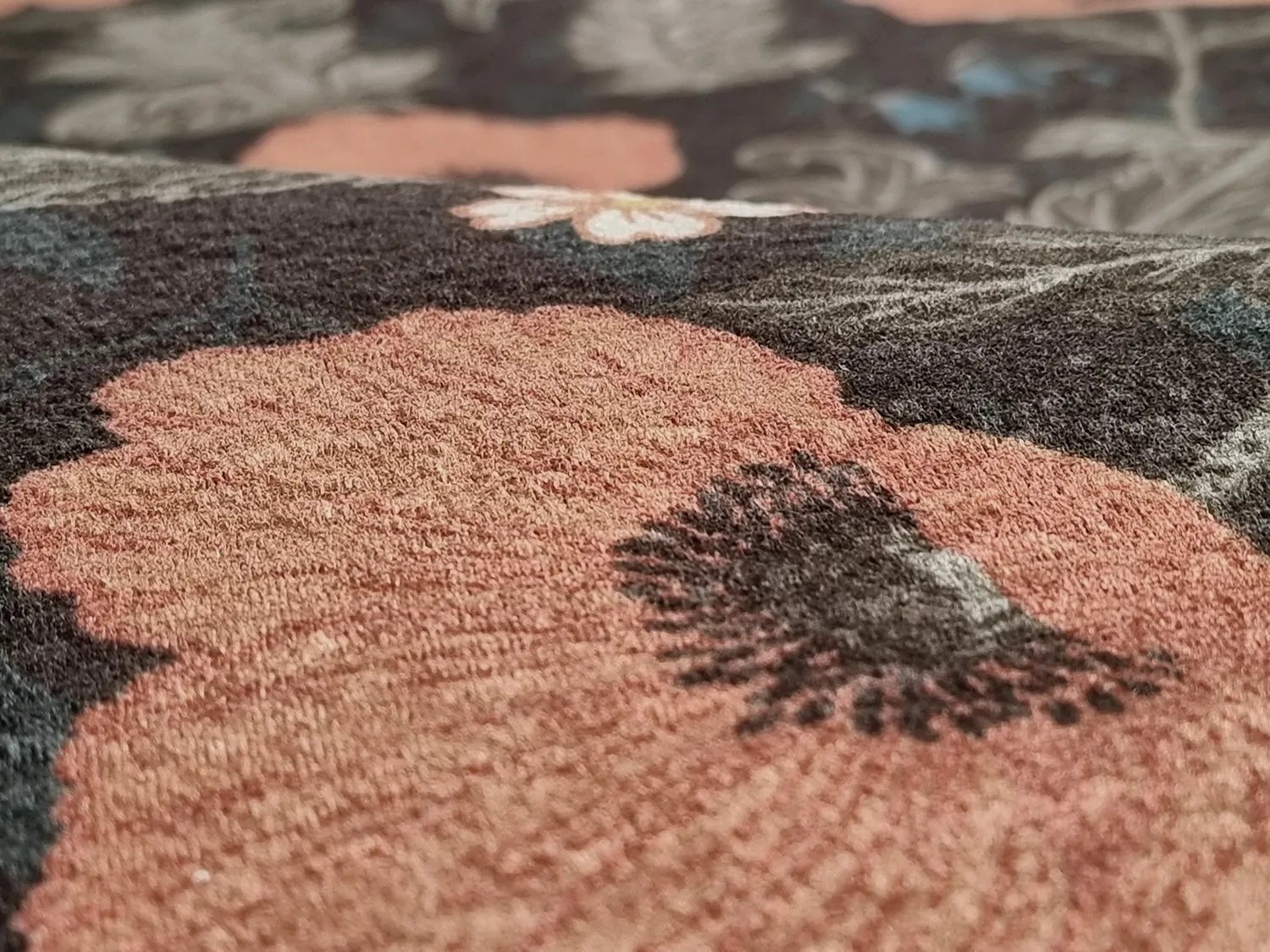 Tapete redondo - Poppy (preto)