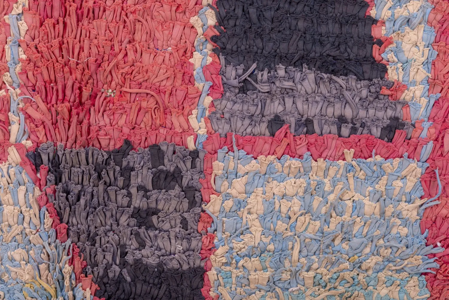 Tapete Berbere Marroquino Boucherouite 255 x 150 cm