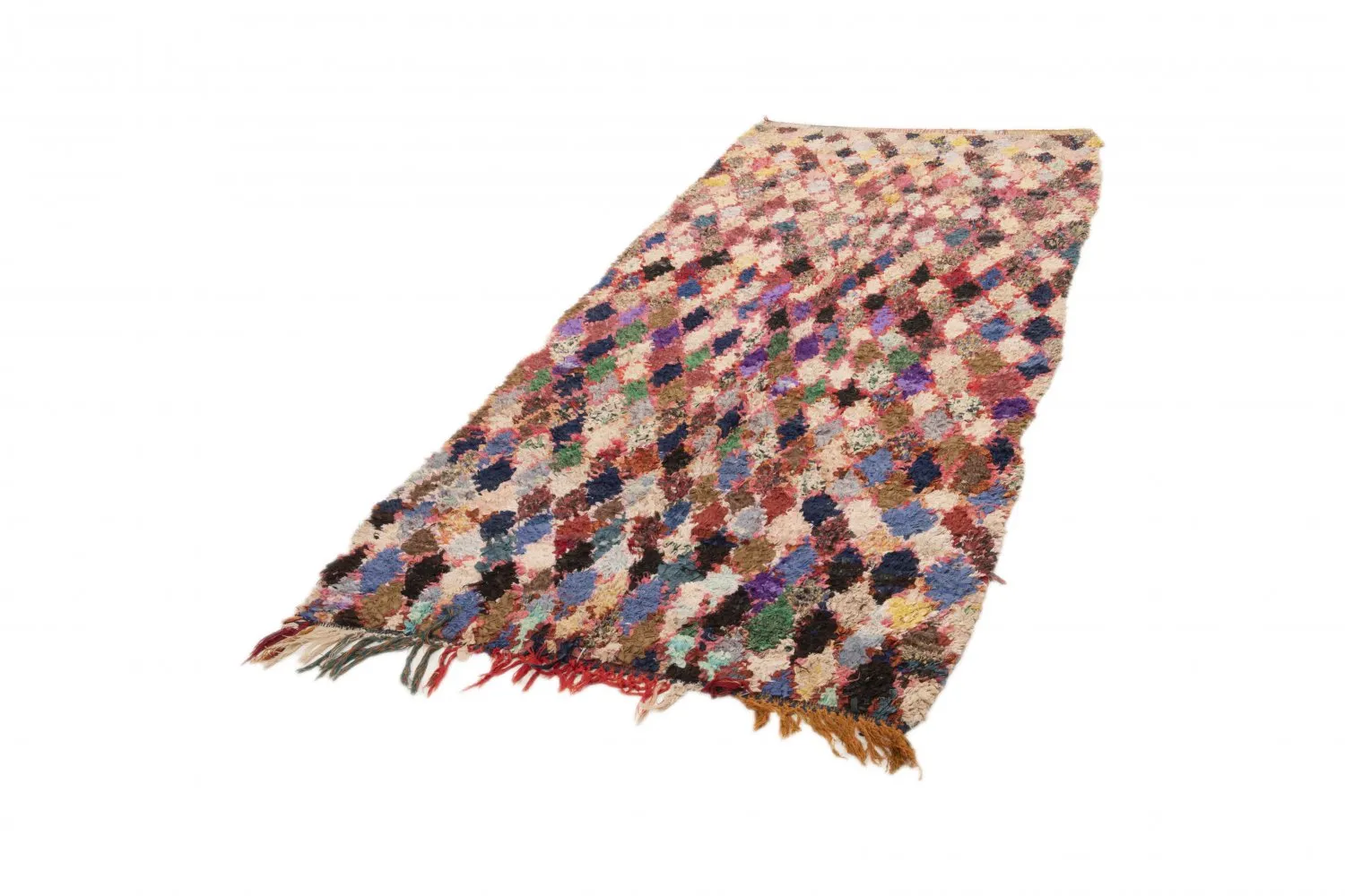 Tapete Berbere Marroquino Boucherouite 295 x 120 cm