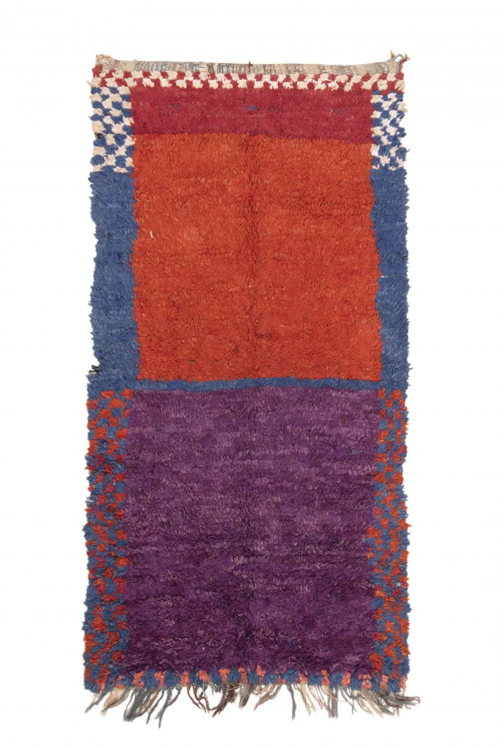 Tapete Berbere Marroquino Boucherouite 240 x 130 cm