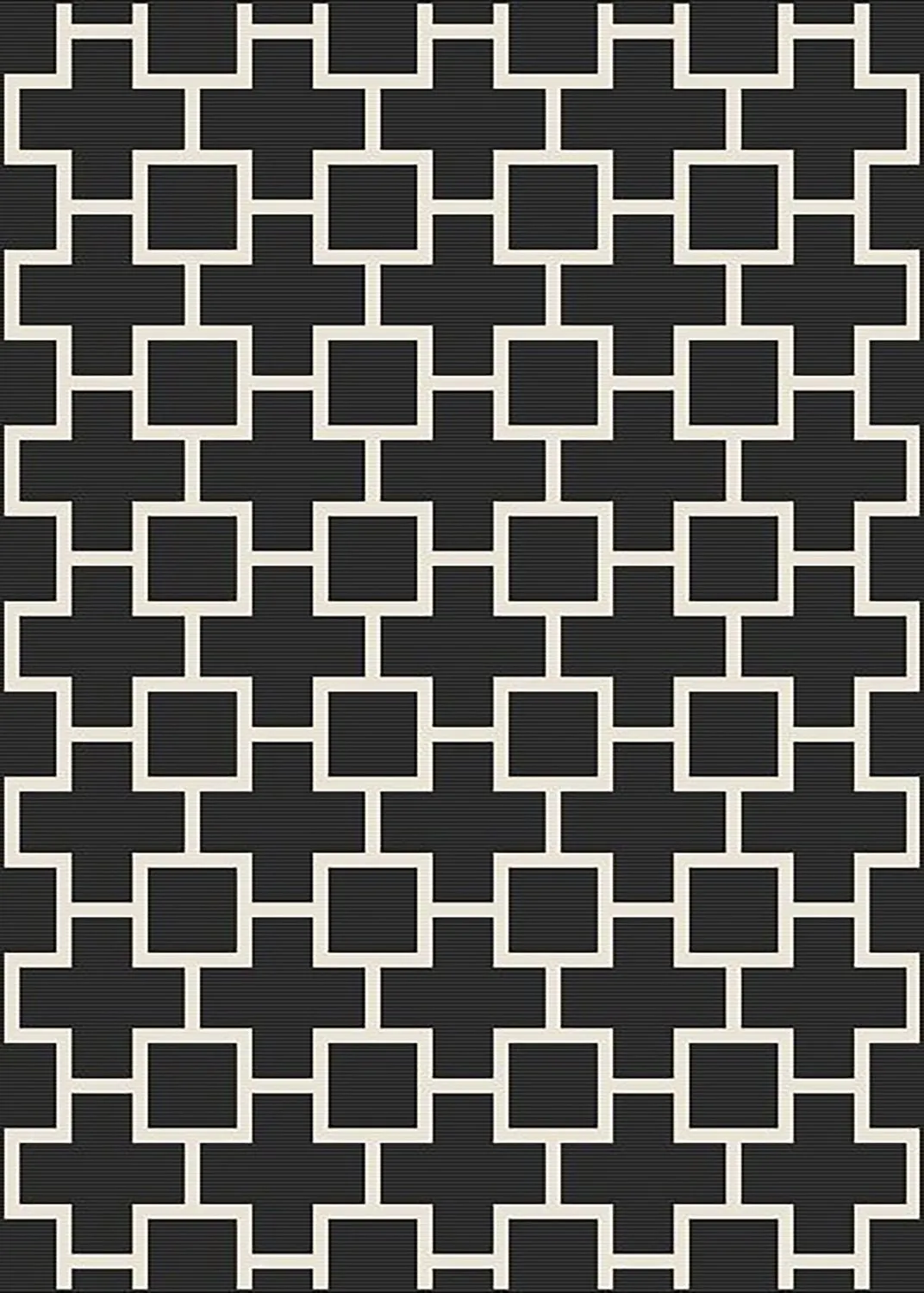 Tapete para interior e exterior - Brussels Silver (preto)