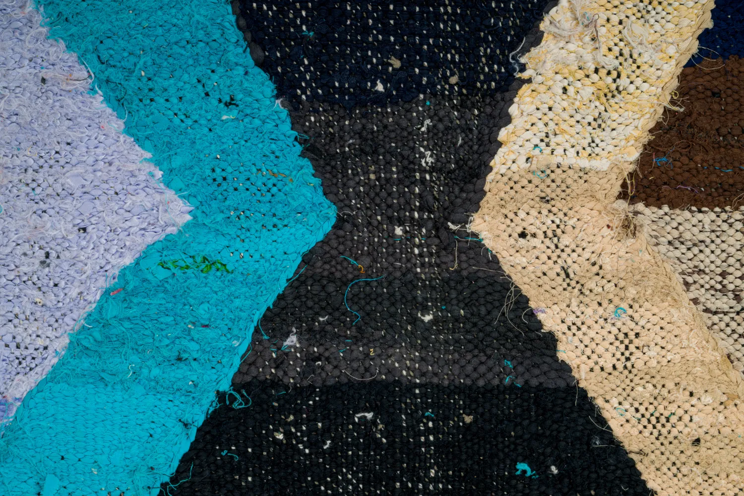 Tapete Berbere Marroquino Boucherouite 155 x 250 cm