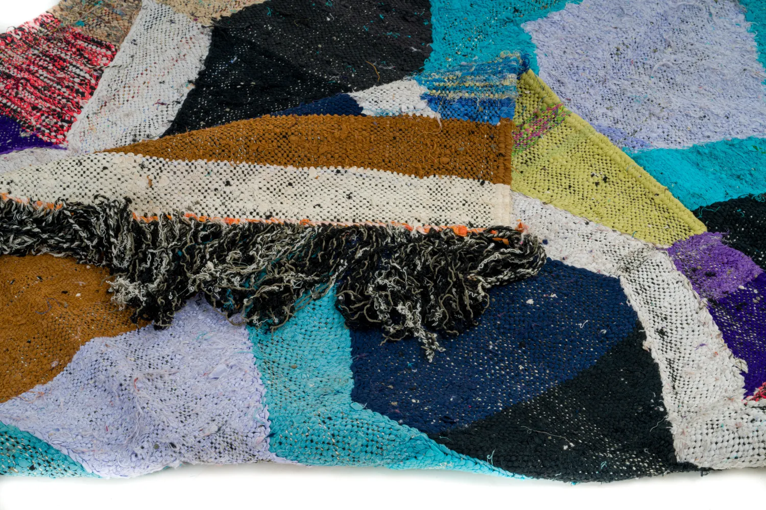 Tapete Berbere Marroquino Boucherouite 155 x 250 cm