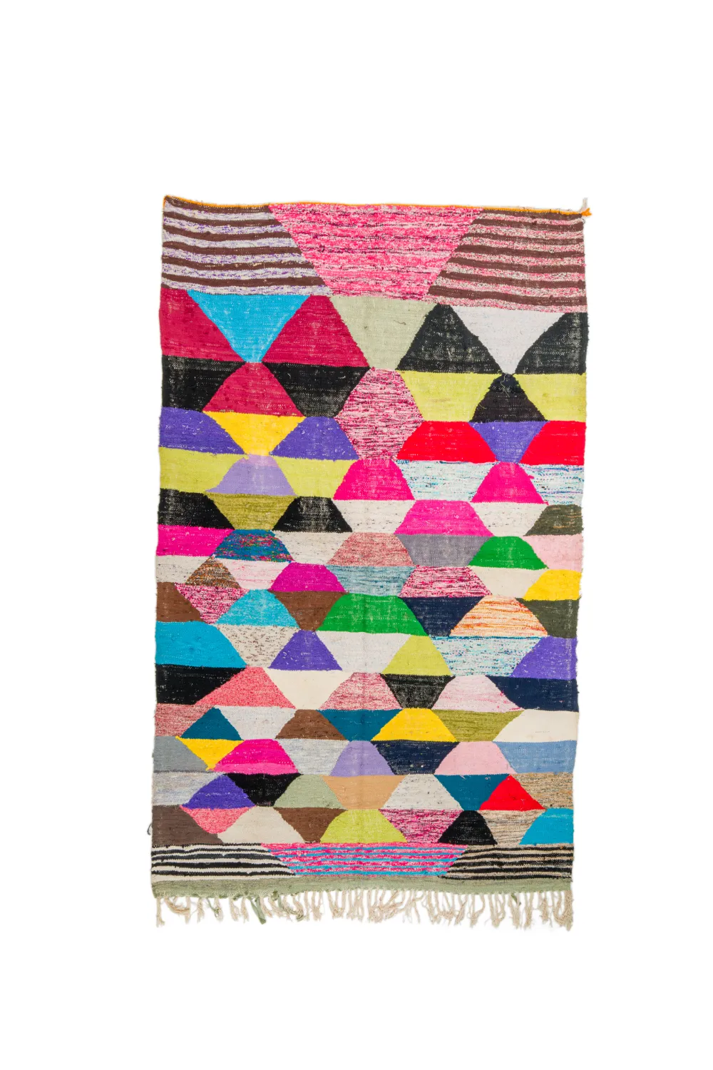 Tapete Berbere Marroquino Boucherouite 165 x 265 cm